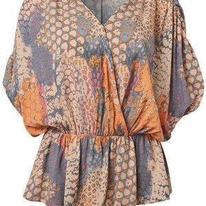 Lascana for Venus Animal Print Blouse, Large, Never Worn